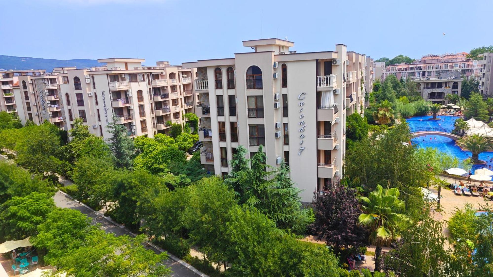 Attractive Family Apartment In Sunny Beach Cascadas Family Resort Bagian luar foto